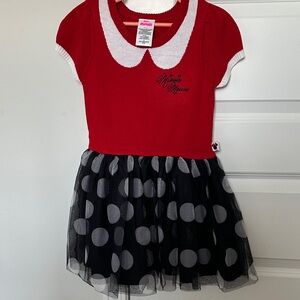 Disney Minnie Mouse Red Knit Dress